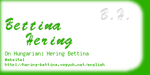 bettina hering business card